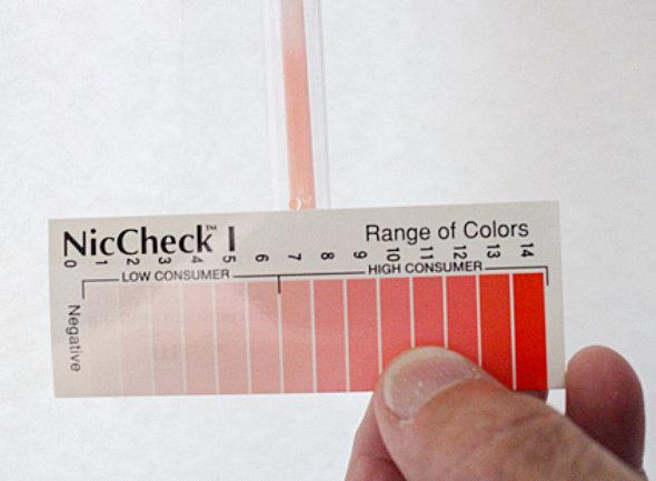 NicCheck I range of color chart